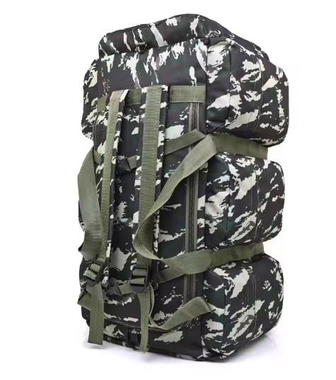 Tactische Reistas 100L – Grote Duffel Backpack met Meerdere Vakken voor Camping en Reizen