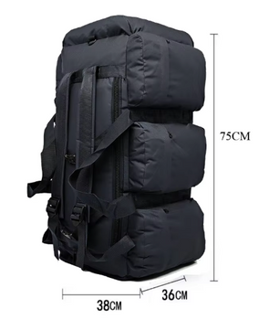 Tactische Reistas 100L – Grote Duffel Backpack met Meerdere Vakken voor Camping en Reizen