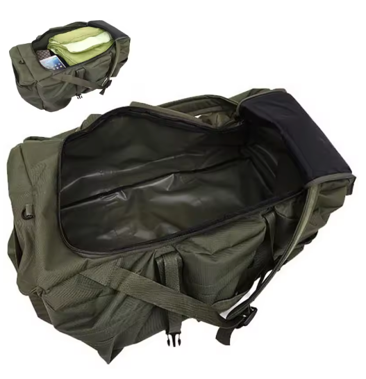 Tactische Reistas 100L – Grote Duffel Backpack met Meerdere Vakken voor Camping en Reizen