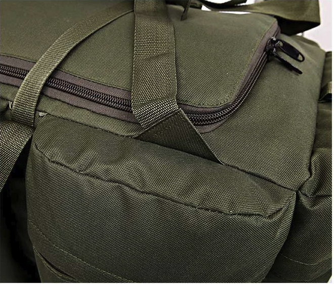 Tactische Reistas 100L – Grote Duffel Backpack met Meerdere Vakken voor Camping en Reizen