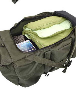 Tactische Reistas 100L – Grote Duffel Backpack met Meerdere Vakken voor Camping en Reizen