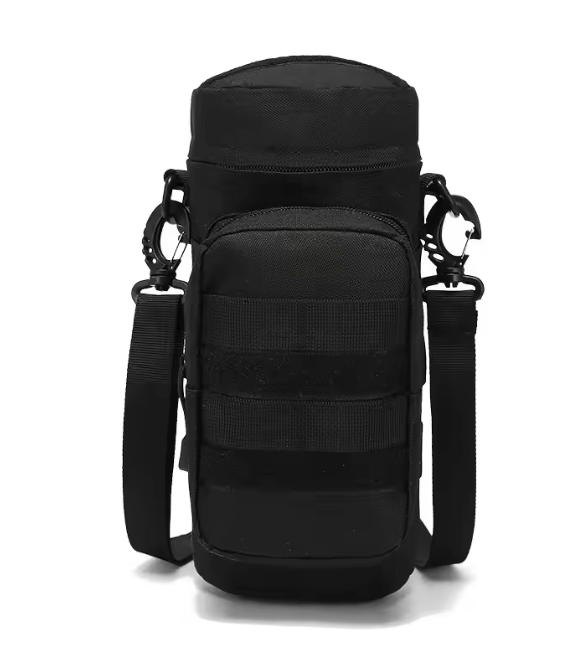 Tactische Waterfles Tas – Outdoor Schoudertas met Molle Systeem voor Camping en Fietsen