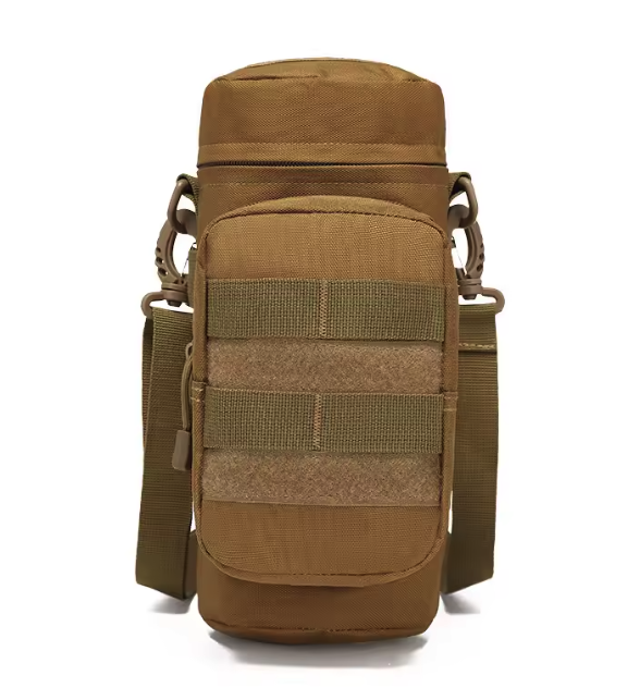 Tactische Waterfles Tas – Outdoor Schoudertas met Molle Systeem voor Camping en Fietsen