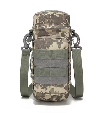 Tactische Waterfles Tas – Outdoor Schoudertas met Molle Systeem voor Camping en Fietsen