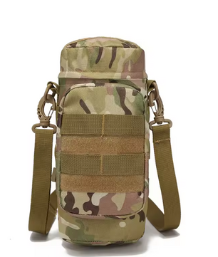 Tactische Waterfles Tas – Outdoor Schoudertas met Molle Systeem voor Camping en Fietsen
