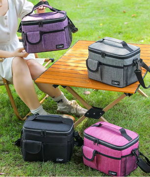Geïsoleerde Lunchtas 9L – Koeltas voor Camping, Picknick en Outdoor