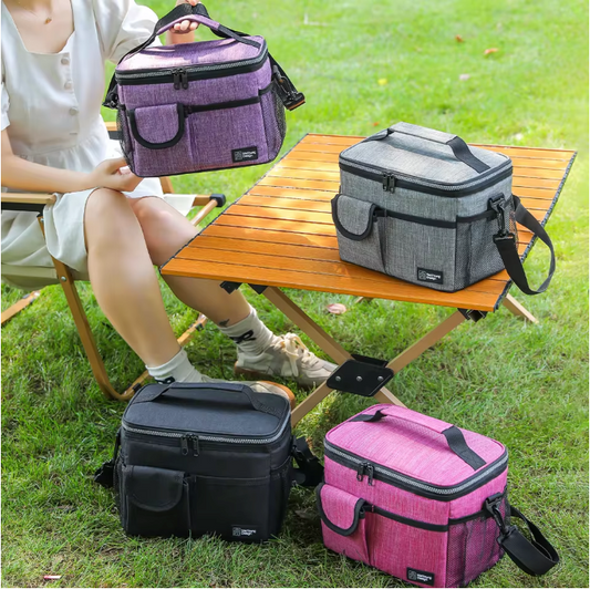Geïsoleerde Lunchtas 9L – Koeltas voor Camping, Picknick en Outdoor