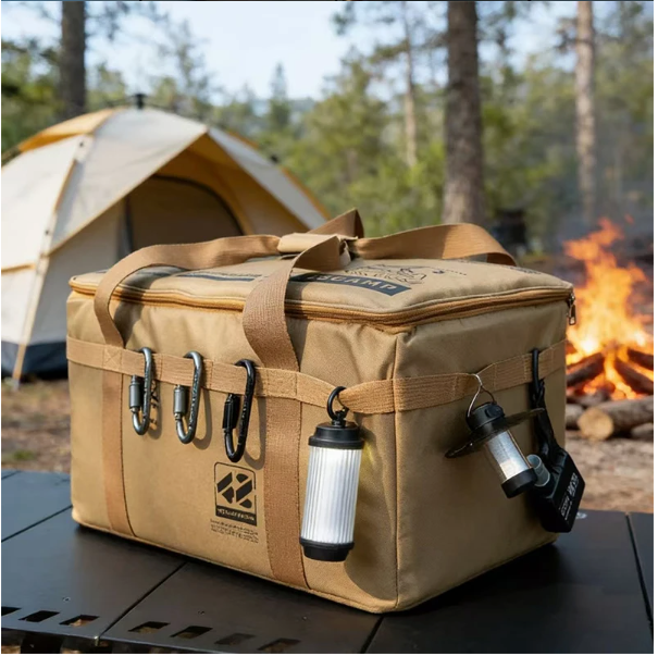 Opvouwbare Camping Opbergbox 40L – Organizer voor Outdoor, Picknick en Keuken