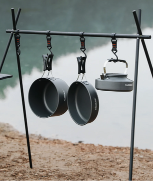 Camping Kookset Aluminium – Compacte Pannenset met Waterkoker voor Hiking en Outdoor
