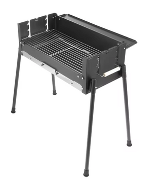 Opvouwbare Houtskool BBQ Grill 70 cm – RVS Barbecue voor Camping en Outdoor