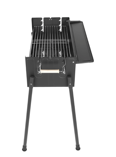 Opvouwbare Houtskool BBQ Grill 70 cm – RVS Barbecue voor Camping en Outdoor