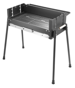 Opvouwbare Houtskool BBQ Grill 70 cm – RVS Barbecue voor Camping en Outdoor