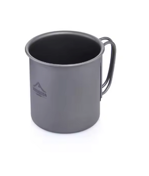 Titanium Camping Mok met Deksel – Lichtgewicht Outdoor Beker voor Hiking en Camping