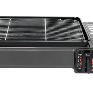 Draagbare Gas BBQ Grill – Butaan Kooktoestel met Grillrooster en Draagkoffer voor Outdoor