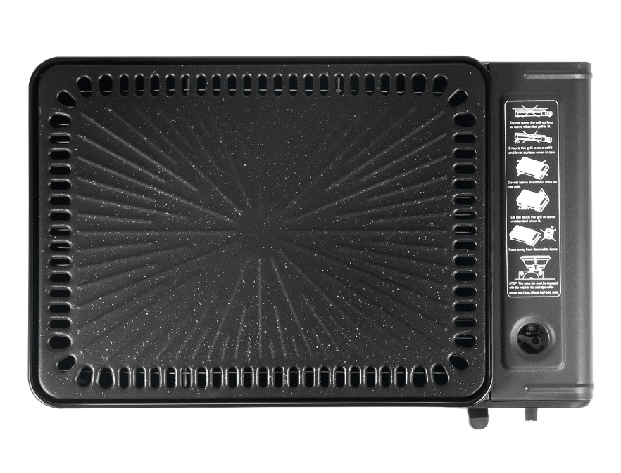 Draagbare Gas BBQ Grill – Butaan Kooktoestel met Grillrooster en Draagkoffer voor Outdoor
