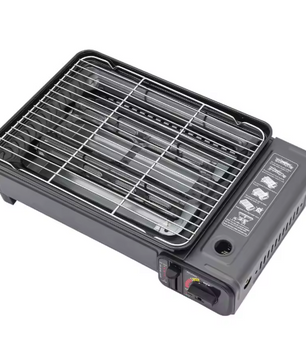 Draagbare Butaan Gas BBQ – Camping Grill Kooktoestel met Accessoires voor Outdoor