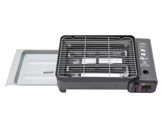 Draagbare Butaan Gas BBQ – Camping Grill Kooktoestel met Accessoires voor Outdoor