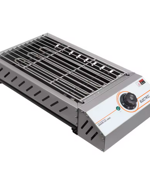 Elektrische BBQ Grill 2.5KW – RVS Tafelbarbecue met Instelbare Temperatuur voor Binnen en Outdoor
