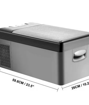 Draagbare Auto Koelbox 15L – Compressor Koelkast met Vriesfunctie 12V/24V voor Camping en Reizen