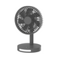 Draagbare USB Ventilator 3600mAh – Stille Bureau Ventilator met 5 Snelheden en Nachtlamp