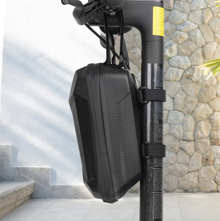 Waterdichte Scooter Stuurtas 2L – EVA Hard Shell Opbergtas met Snelle Bevestiging voor Fiets en Step