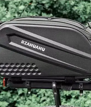 Fietstas Achterdrager Groot – Waterdichte Hard Shell Bag met Schouderband en Opbergvakken