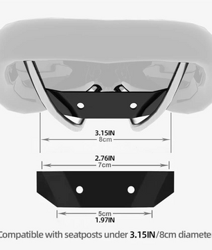 Fiets Zadeltas 13L – Waterdichte Bikepacking Tas met Stabilizer voor MTB en Racefiets