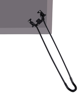 Fire Pit Heat Deflector 61 cm – RVS Warmteverdeler met Handvat voor Vuurkorf en Buitenhaard