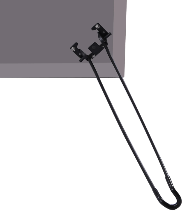 Fire Pit Heat Deflector 61 cm – RVS Warmteverdeler met Handvat voor Vuurkorf en Buitenhaard