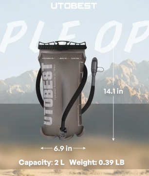 Hydratatie Waterzak 1.5L/2L/3L – Drinkreservoir met Slang voor Fietsen, Hardlopen en Outdoor