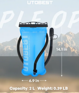 Hydratatie Waterzak 1.5L/2L/3L – Drinkreservoir met Slang voor Fietsen, Hardlopen en Outdoor