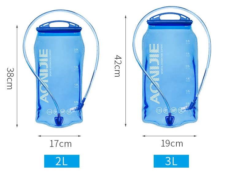 Hydratatie Waterzak 1L–3L – BPA-vrij Drinkreservoir met Slang voor Sport en Outdoor
