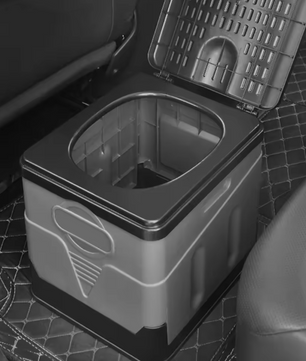 Opvouwbaar Camping Toilet – Draagbaar Auto Toilet met Afvalzakken en Opbergfunctie