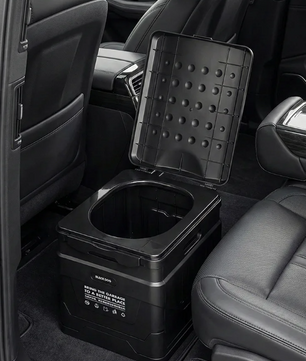 Opvouwbaar Camping Toilet – Draagbaar Auto Toilet met Geurdichte Sluiting en Compact Design