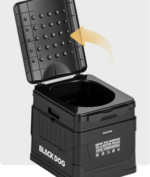 Opvouwbaar Camping Toilet – Draagbaar Auto Toilet met Geurdichte Sluiting en Compact Design
