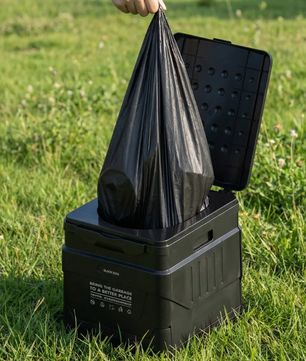 Opvouwbaar Camping Toilet – Draagbaar Auto Toilet met Geurdichte Sluiting en Compact Design