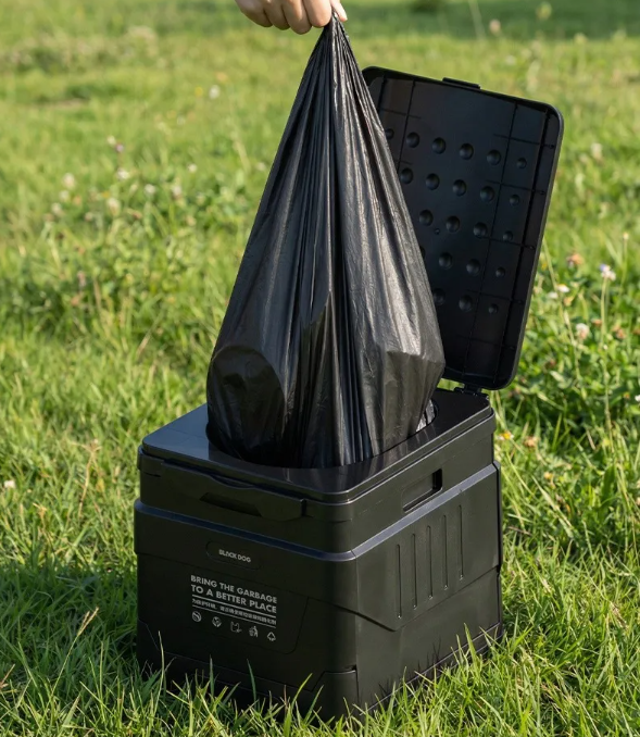 Opvouwbaar Camping Toilet – Draagbaar Auto Toilet met Geurdichte Sluiting en Compact Design