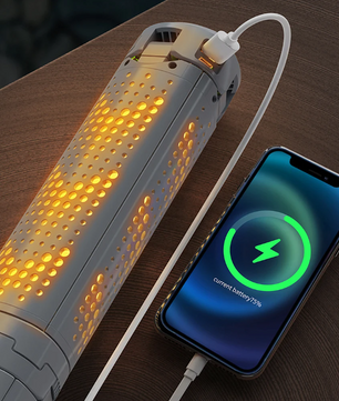 Telescopische Camping Lamp met Statief – Oplaadbare LED Lantaarn 8000mAh met 360° Verlichting