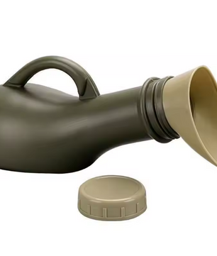 Draagbare Urinefles 1000ml – Unisex Plasfles met Trechter en Lekvrije Dop voor Camping en Reizen