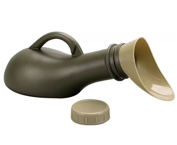 Draagbare Urinefles 1000ml – Unisex Plasfles met Trechter en Lekvrije Dop voor Camping en Reizen