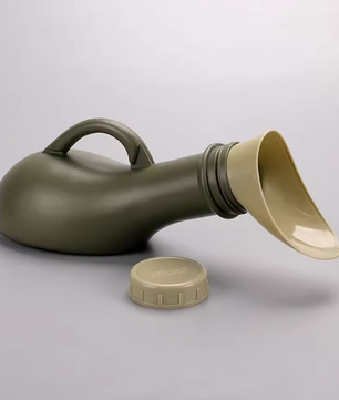 Draagbare Urinefles 1000ml – Unisex Plasfles met Trechter en Lekvrije Dop voor Camping en Reizen