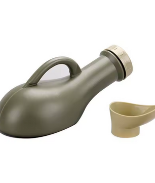 Draagbare Urinefles 1000ml – Unisex Plasfles met Trechter en Lekvrije Dop voor Camping en Reizen