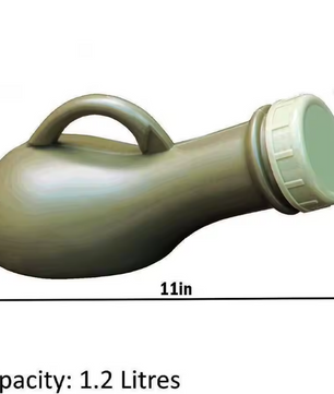 Draagbare Urinefles 1000ml – Unisex Plasfles met Trechter en Lekvrije Dop voor Camping en Reizen