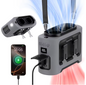 Draagbare Taille Ventilator – 5-in-1 Clip Fan met Powerbank, Zaklamp en Turbo Koeling