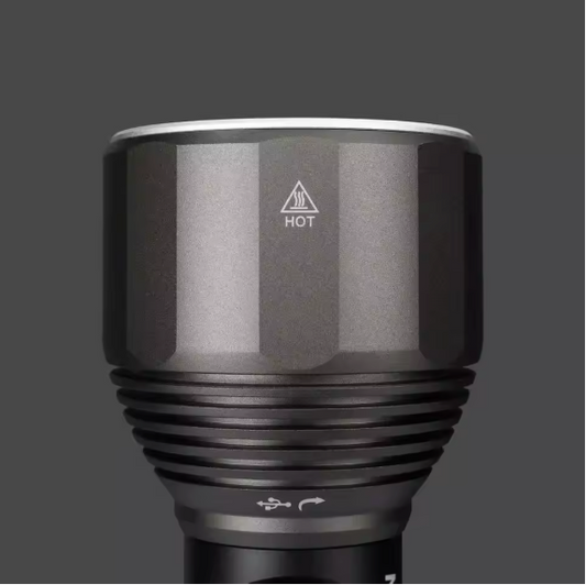 Krachtige LED Zaklamp 2000 Lumen – Oplaadbare Waterdichte Torch met 5 Modi voor Outdoor en Noodgebruik