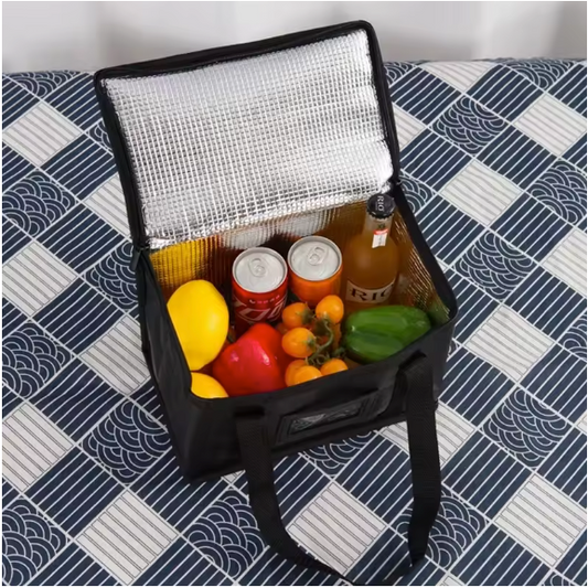 Grote Geïsoleerde Koeltas – Thermische Lunch Tas 16L–70L voor Bezorging, Camping en Picknick