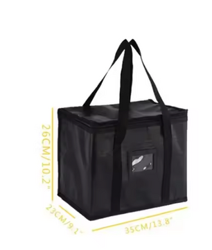 Grote Geïsoleerde Koeltas – Thermische Lunch Tas 16L–70L voor Bezorging, Camping en Picknick