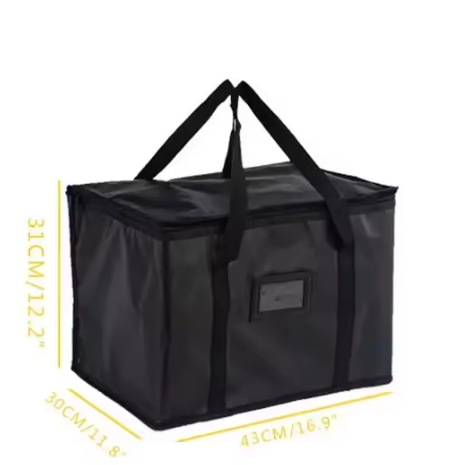 Grote Geïsoleerde Koeltas – Thermische Lunch Tas 16L–70L voor Bezorging, Camping en Picknick