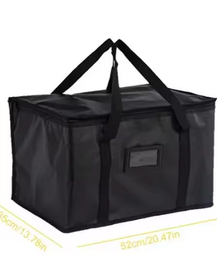 Grote Geïsoleerde Koeltas – Thermische Lunch Tas 16L–70L voor Bezorging, Camping en Picknick