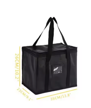 Grote Geïsoleerde Koeltas – Thermische Lunch Tas 16L–70L voor Bezorging, Camping en Picknick